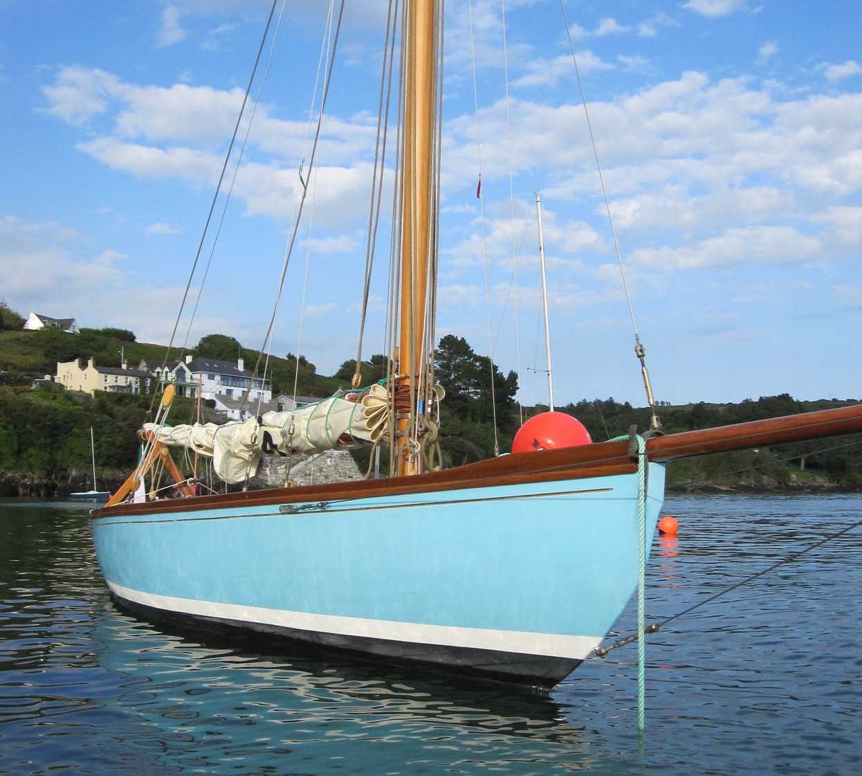 Sailboats | Wooden boat builder, Boat for sale, power, sail, classic 