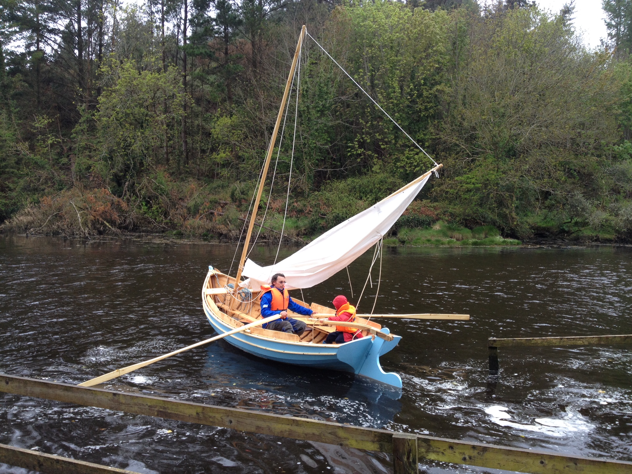 16′ Sea Boat Spraoi Launched Wooden boat builder, Boat ...